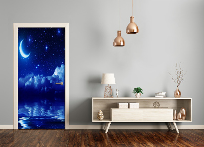 Papel de parede em porta O céu à noite