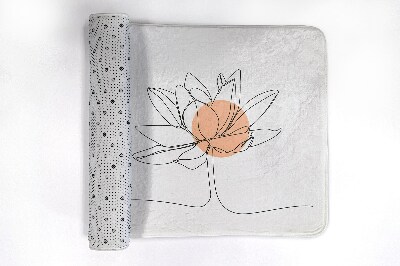 Tapete para casa de banho Nenúfar