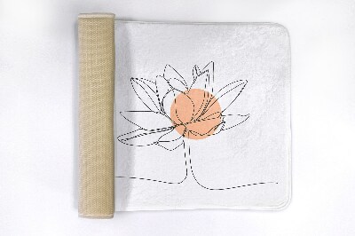 Tapete para casa de banho Nenúfar