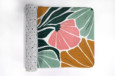 Tapete para banheira Flores geométricas