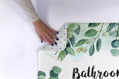 Tapete para wc Folhas da Natureza