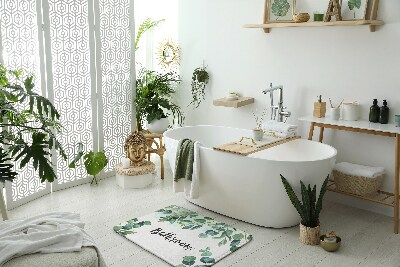 Tapete para wc Folhas da Natureza