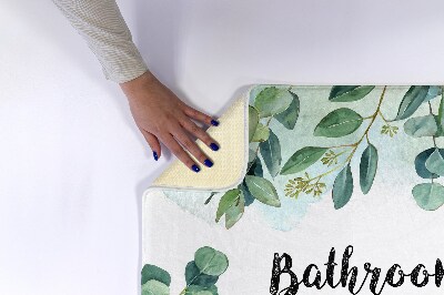 Tapete para wc Folhas da Natureza