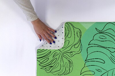 Tapete para wc Folhas de Monstera