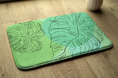 Tapete para wc Folhas de Monstera