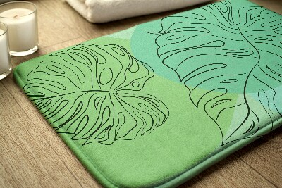 Tapete para wc Folhas de Monstera