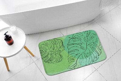 Tapete para wc Folhas de Monstera