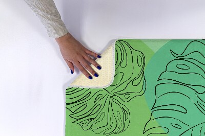 Tapete para wc Folhas de Monstera