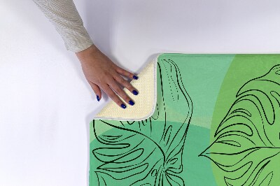 Tapete para casa de banho Folhas de Monstera