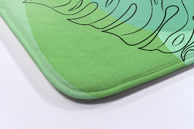 Tapete para banheira Folhas de Monstera