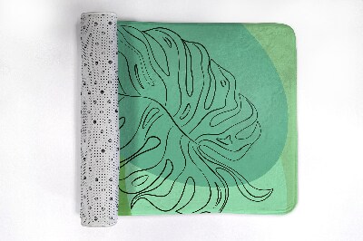 Tapete para banheira Folhas de Monstera