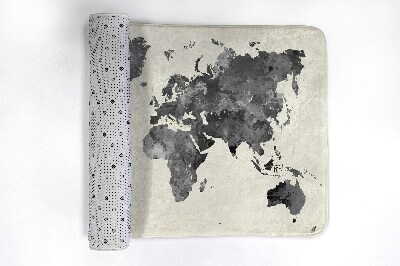 Tapete para casa de banho Mapa mundial