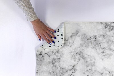 Tapete para banheira Mármore branco