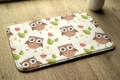 Tapete para wc Corujas Pássaros