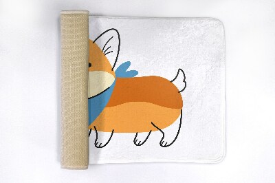 Tapete para casa de banho Cão Shiba Inu