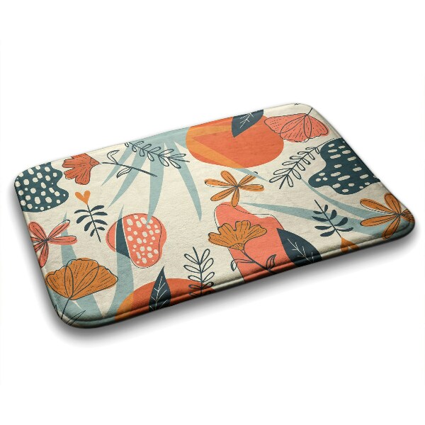 Tapete para casa de banho Flores florais