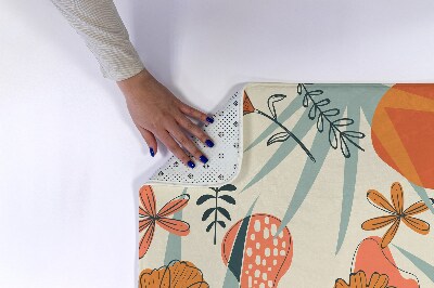 Tapete para casa de banho Flores florais