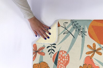 Tapete para casa de banho Flores florais