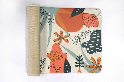 Tapete para casa de banho Flores florais