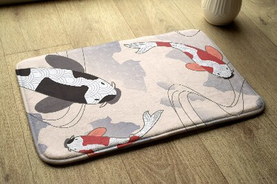 Tapete para casa de banho Peixe koi