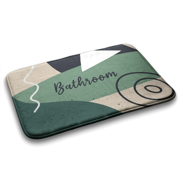 Tapete para casa de banho Padrão geométrico