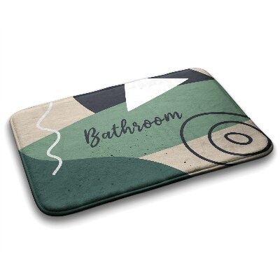 Tapete para casa de banho Padrão geométrico