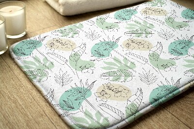 Tapete para banheira Plantas