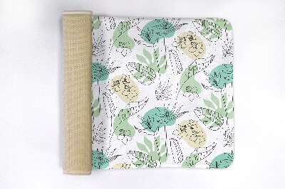 Tapete para banheira Plantas