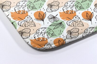 Tapete para casa de banho Folhas coloridas