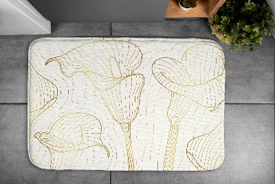 Tapete para banheira Linhas Flores