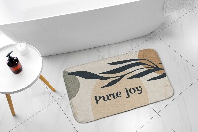 Tapete para wc Folha da planta