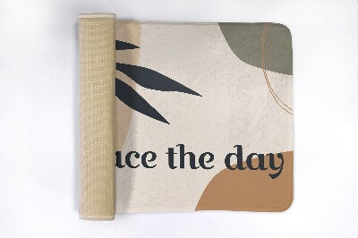 Tapete para casa de banho Folha da planta