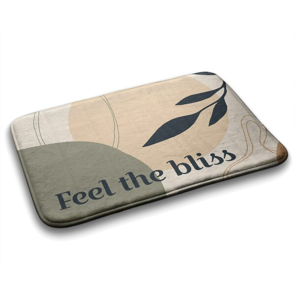 Tapete para banheira Folha da planta