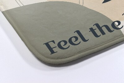 Tapete para banheira Folha da planta