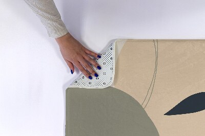 Tapete para banheira Folha da planta