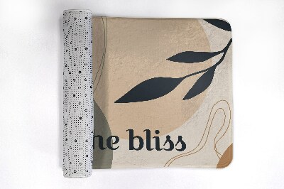 Tapete para banheira Folha da planta