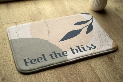 Tapete para banheira Folha da planta