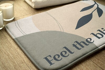 Tapete para banheira Folha da planta