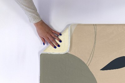 Tapete para banheira Folha da planta