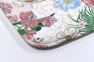 Tapete para casa de banho Flores coloridas