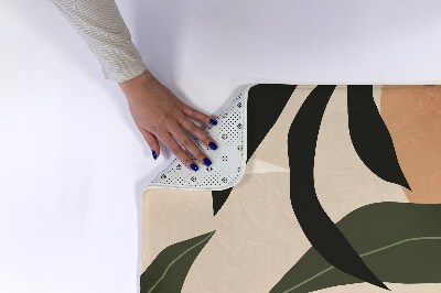 Tapete para casa de banho Abstração tropical