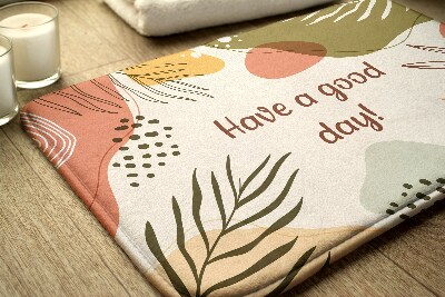 Tapete para banheira Planta geométrica