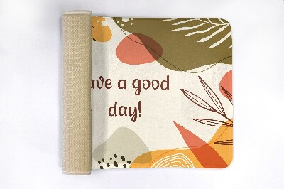 Tapete para banheira Planta geométrica