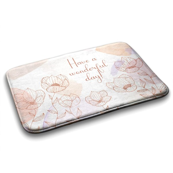 Tapete para wc Flores Florais