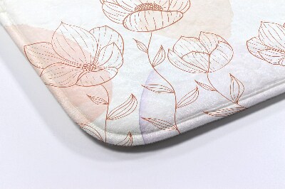 Tapete para wc Flores Florais