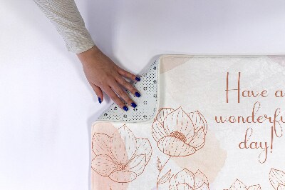 Tapete para wc Flores Florais