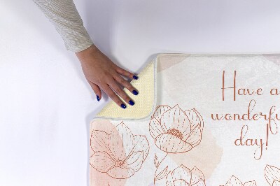 Tapete para wc Flores Florais