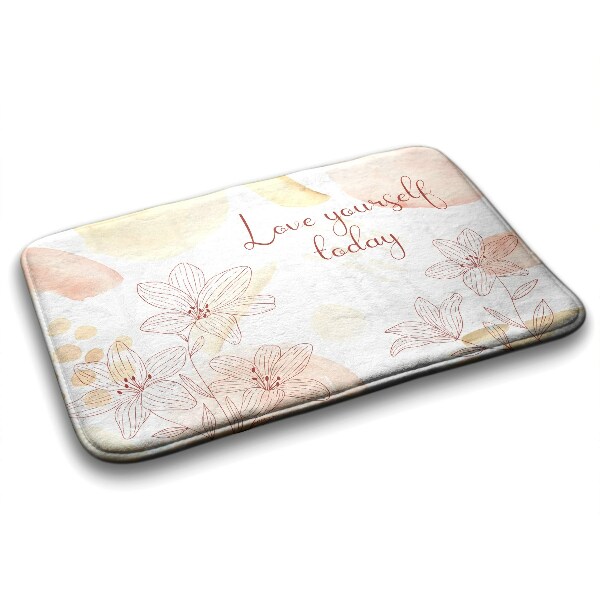 Tapete para casa de banho Flores Florais