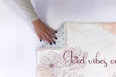 Tapete para banheira Flores Plantas