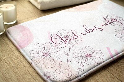 Tapete para banheira Flores Plantas